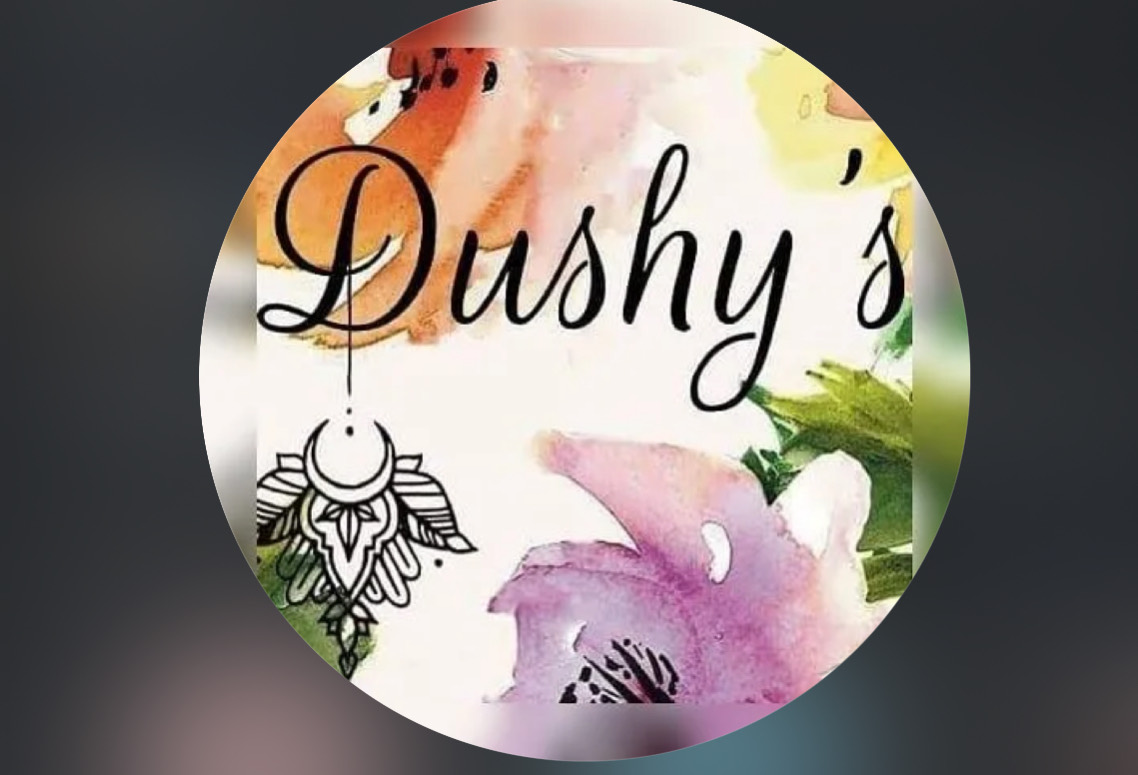 Dushy's floral catering logo